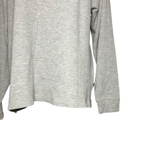 Bill Blass Sleepwear Gray Long Sleeve Henley Sleep Shirt Size L Button Up - Picture 3 of 13